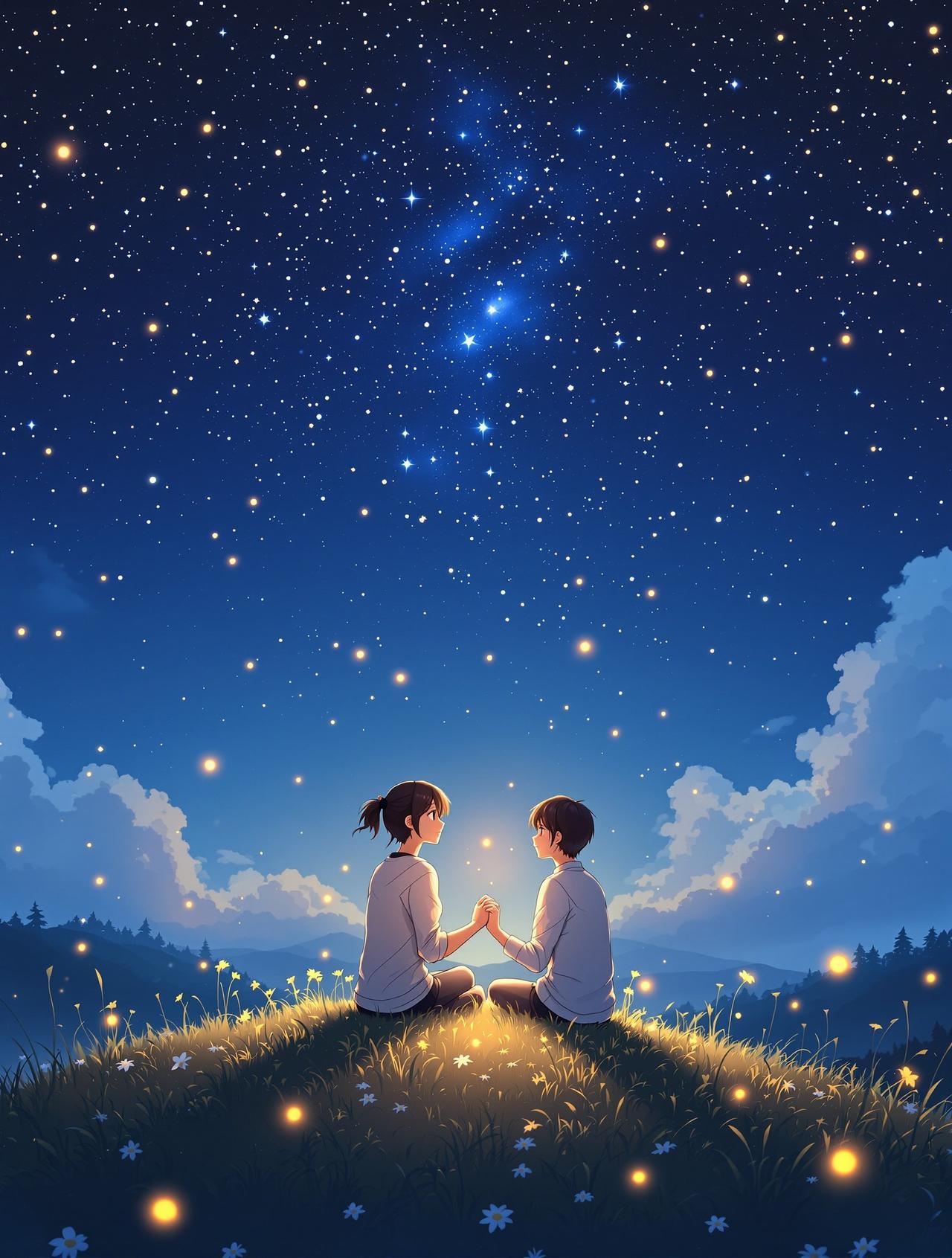 Al漫剧黄 - 星光下的约定